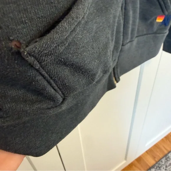 Aviator Nation Size XL *Read* Zip-Up Hoodie Stripe - Picture 3 of 6